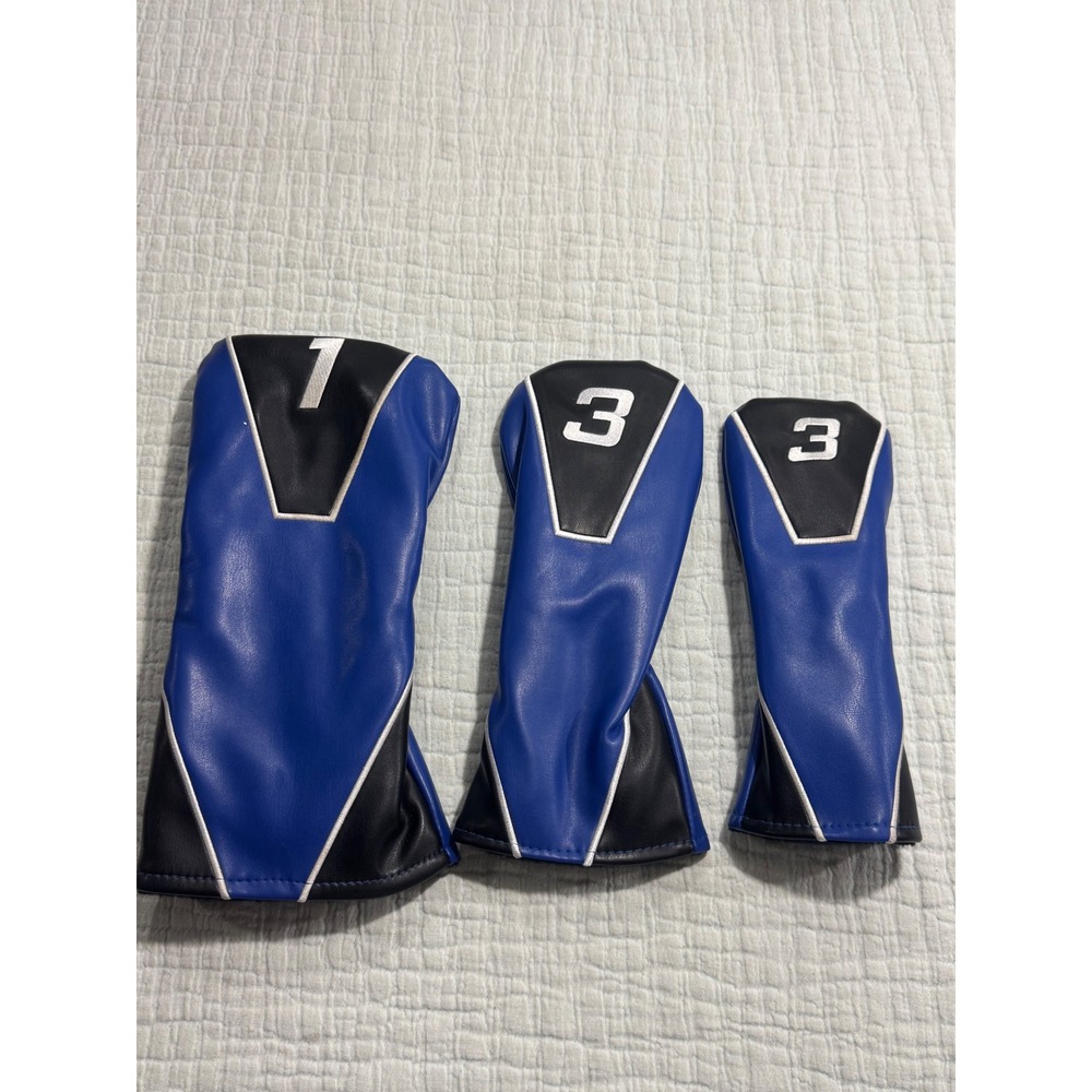 EUC Mitfit Golf Club Headcover Set 1 Driver,‎ 3 Hybrid / Rescue, 3 Fairway Wood